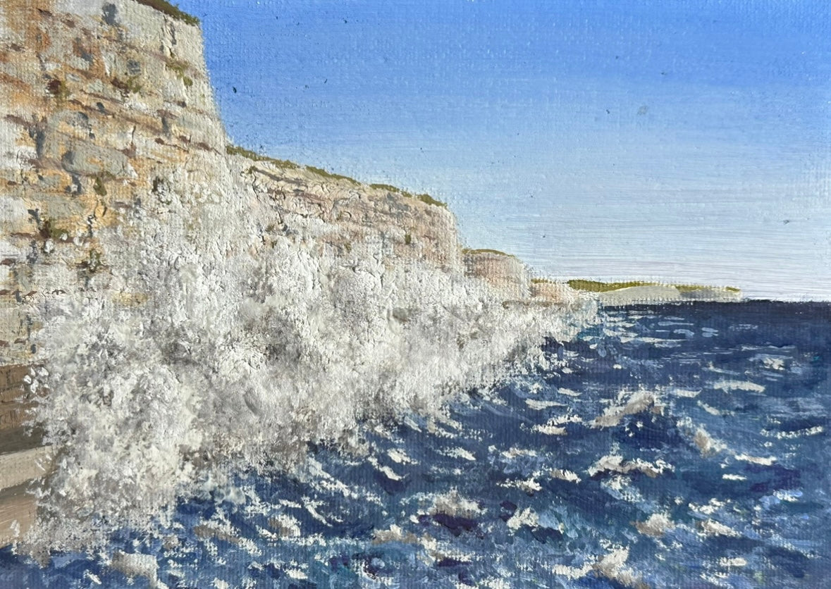 Postcard From The Deans: Undercliff Waves