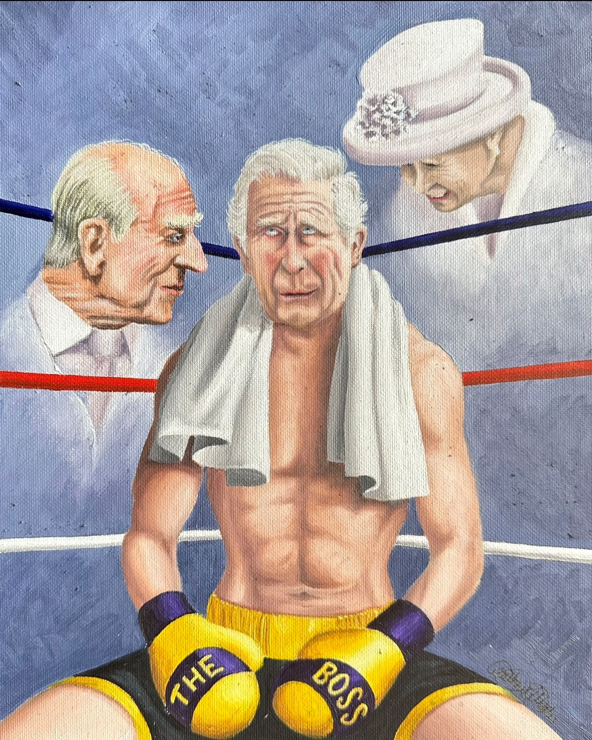 "Fighting Talk" Coronation Print (unframed)