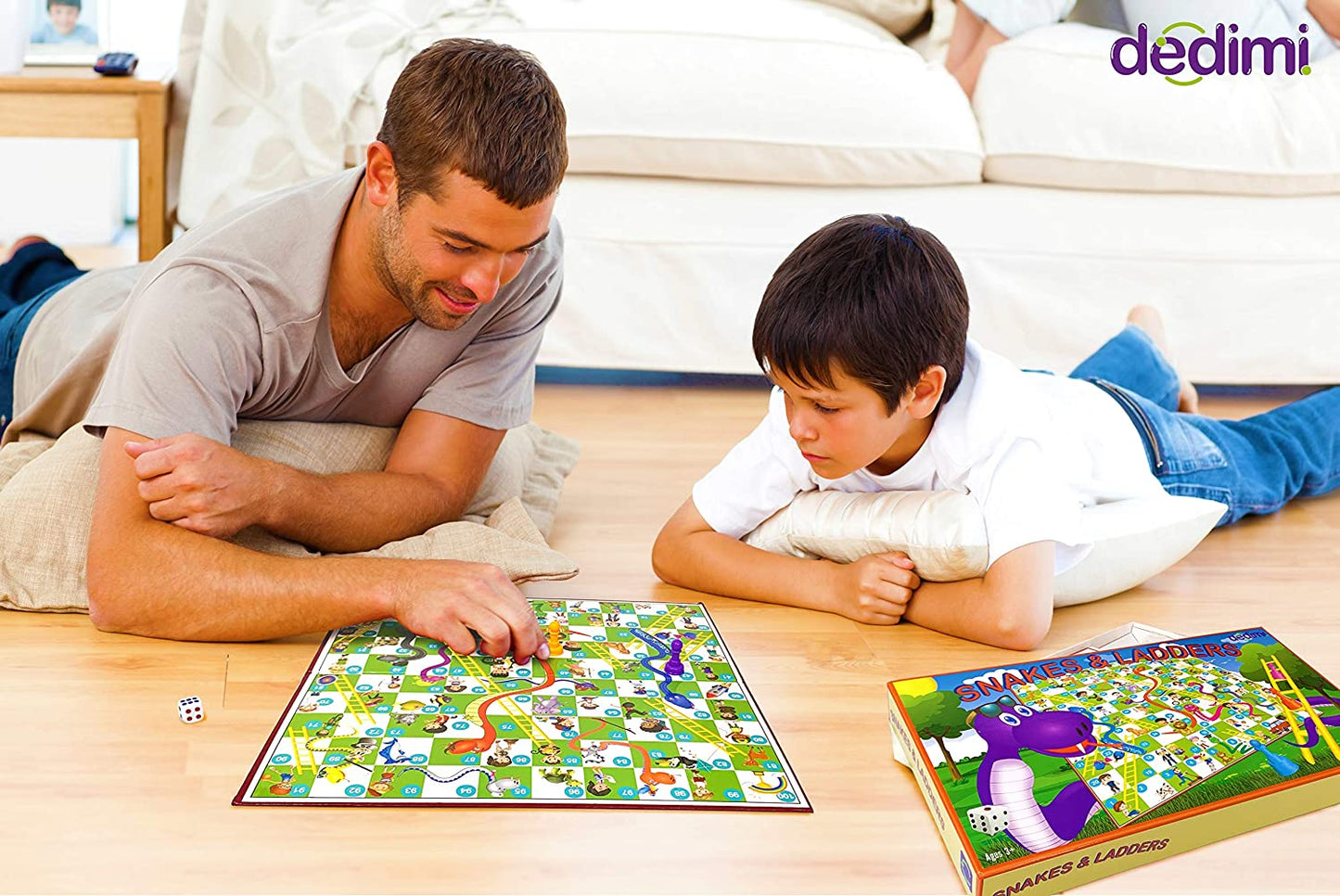 Snakes and Ladders Board Games for Kids-Classic Traditional game for b –  dedimi.store